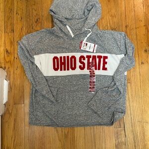 Ohio State Gray Hoodie Sweater